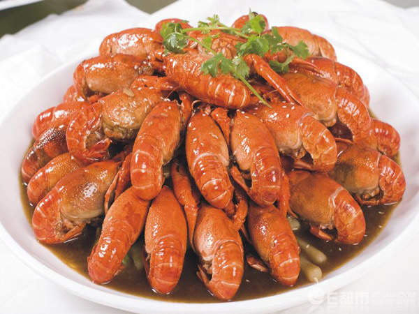 天台忆口香龙虾图片